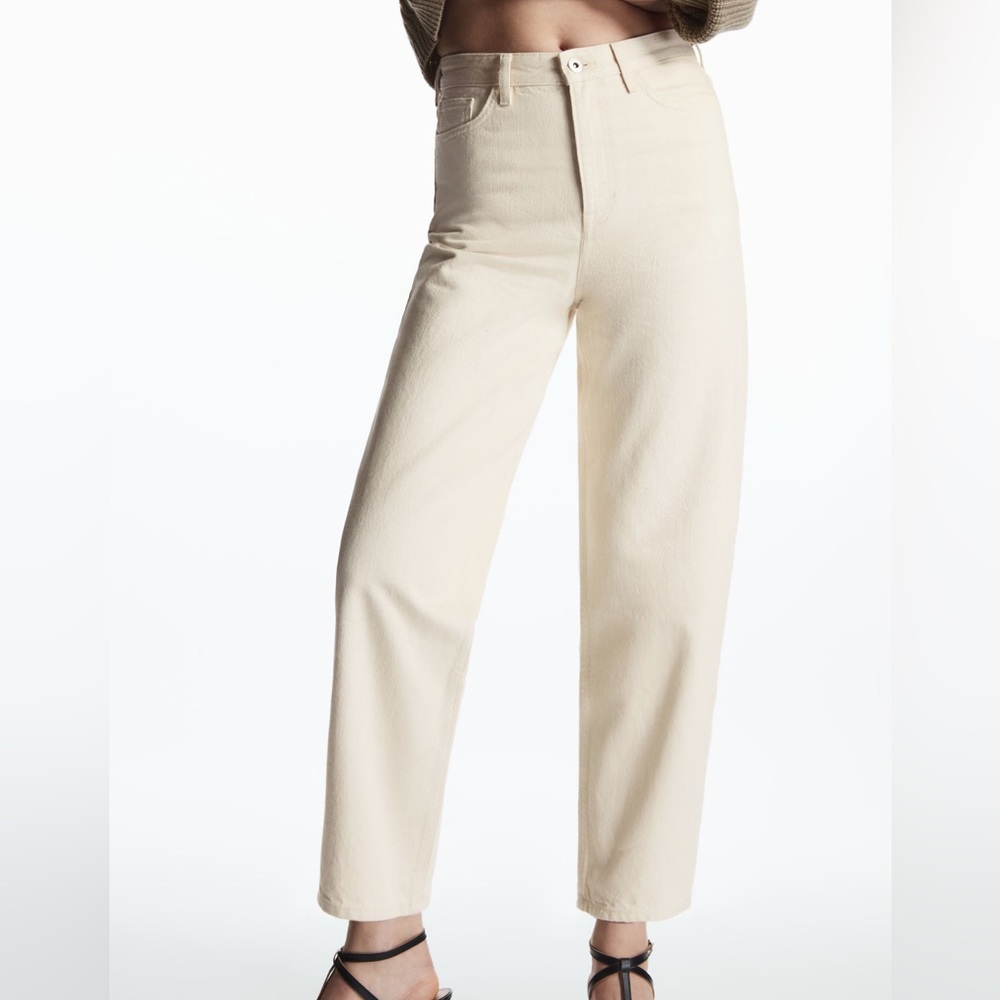 COS tapered ankle-length jeans